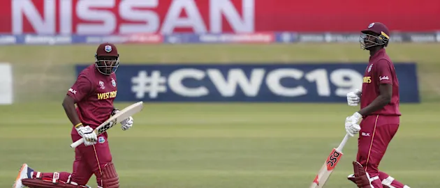 Russell and Holder bat together in Bristol