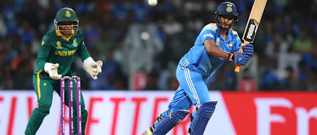 Deepti Sharma takes to the skies with sweet strike | CWC25