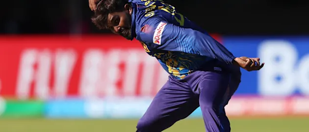 Wanindu Hasaranga with a third consecutive five-wicket haul | CWC23 Qualifier