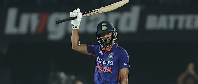 Ruturaj Gaikwad brought up his maiden international century for India