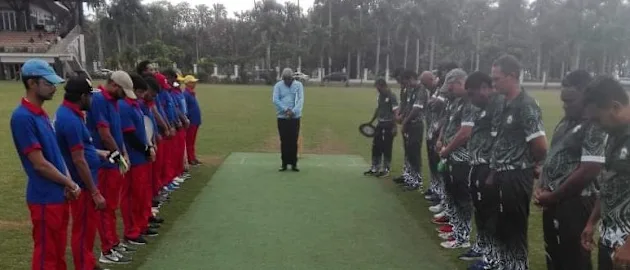 Teams observe a minute's silence in honour of Walesi Soqoiwasa