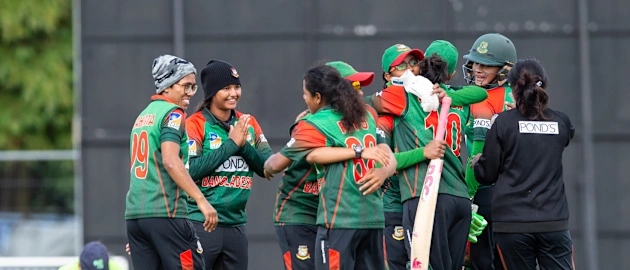 Bangladesh win by 4 wickets to qualify for the T20 World Cup