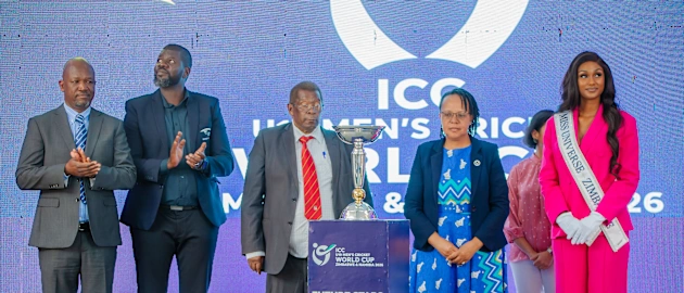ICC U19 Men's Cricket World Cup 2026 trophy is unveiled in Harare