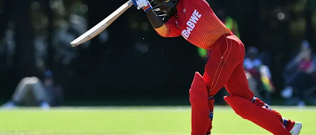 Zimbabwe all-rounder Wesley Madhevere scored 53 not out to go with his bowling figures of 3/19