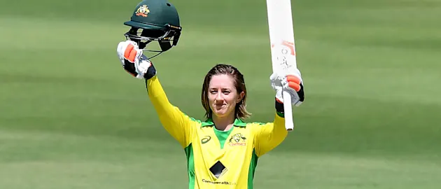 Rachael Haynes' ton took Australia to 17 straight victories.
