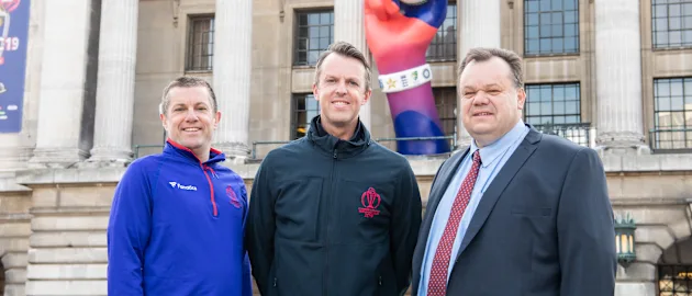 Former England spinner Graeme Swann was at the unveiling