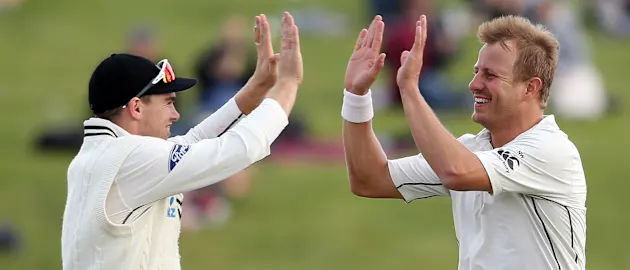 Tom Latham and Neil Wagner