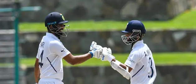 Hanuma Vihari and Ajinkya Rahane enjoyed a 111 run partnership