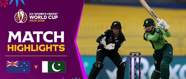 An impressive White Ferns display before rain abandons play | Match Highlights | CWC25