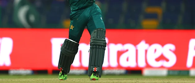 Mohammad Rizwan of Pakistan bats during the ICC Men's T20 World Cup match between Pakistan and Namibia at Sheikh Zayed stadium on November 02, 2021 in Abu Dhabi, United Arab Emirates.