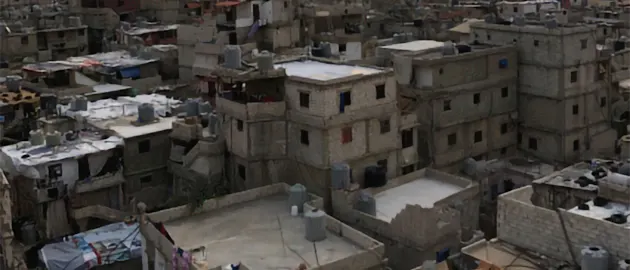 A view across the Shatila refugee camp