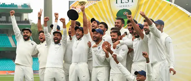India retained the Border-Gavaskar Trophy after beating Australia 2-1 away earlier this year
