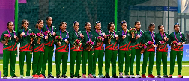 Bangladesh – Bronze Medalists of the Asian Games Women's T20I competition