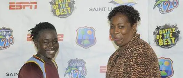 41529 Deandra Dottin was named the Player of the Match award