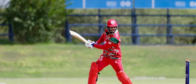 Oman's Maqsood scored a century