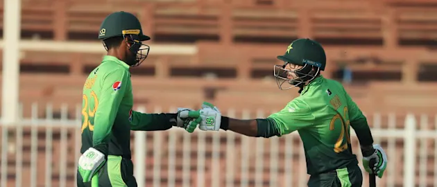 Fakhar Zaman and Imam-ul Haq were successful in navigating the Sri Lankan bowlers with an opening partnership worth 84 runs as Pakistan chased down the target to seal a 5-0 series sweep by nine wickets.