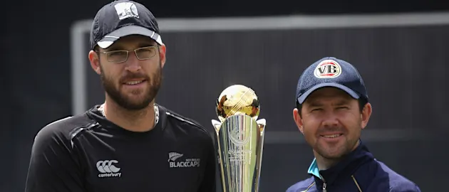 Vettori and Ponting as opposing captains in 2009