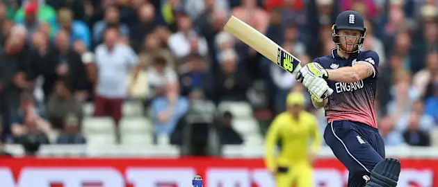 After a shaky start Stokes and  Eoin Morgan put on a dream partnership and blew whatever chance the Aussies had out of the water