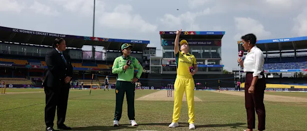 Toss time between Australia and Pakistan | CWC25