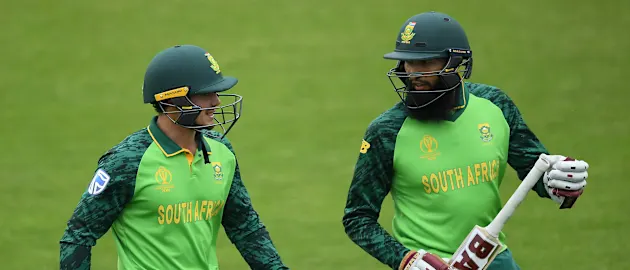 De Kock and Amla made light work of the Windies' bowling attack