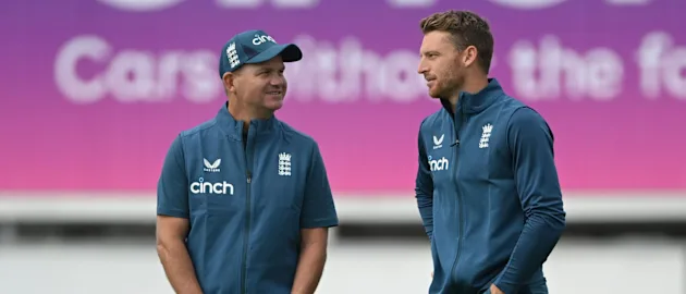 Matthew Mott with Jos Buttler