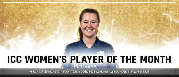 Kathryn Bryce - ICC Women's Player of the Month for May 2021
