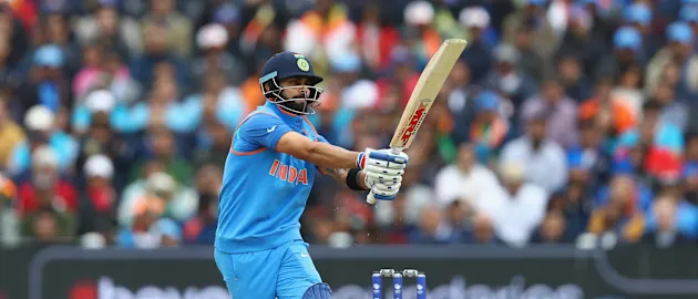 Virat Kohli added 81 off 68 deliveries to lift India t an imposing total of 319 for 3