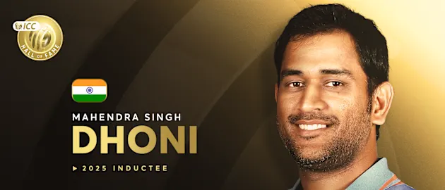 Dhoni - Hall of fame 2025 16x9