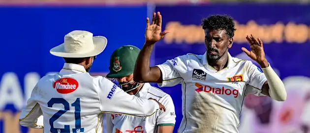 Logo of Sri Lanka pacer ruled out of the second Bangladesh Test