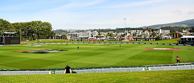 University Oval in Dunedin, New Zealand.