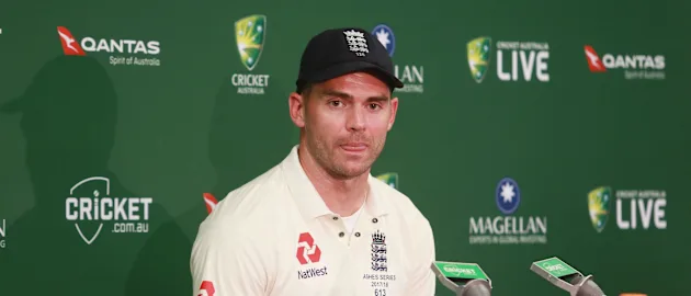James Anderson press conference