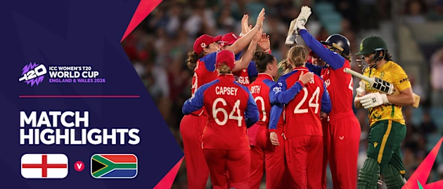 England book their place in the final with a dominant victory over South Africa | Match Highlights | Women's T20WC 2026