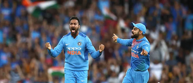 Krunal Pandya Virat Kohli