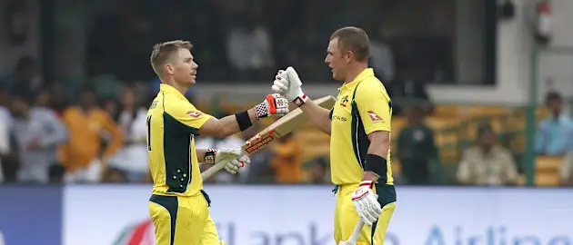 David Warner and Aaron Finch