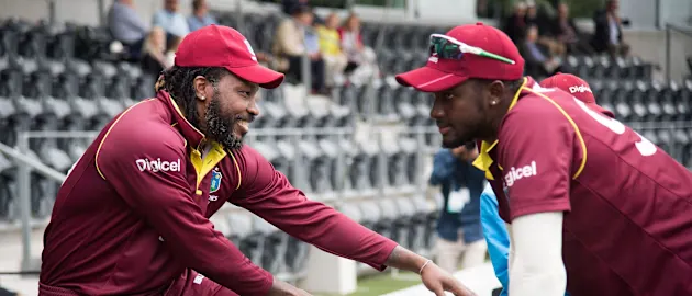 Chris Gayle and Jason Holder