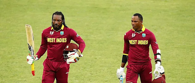 Chris Gayle and Marlon Samuels