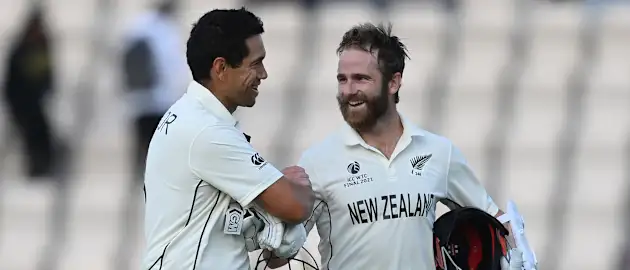 Logo of New Zealand clinch maiden WTC Final | Sobha Realty Greatest Moments