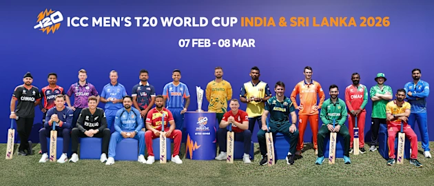 Captains' Photo - ICC Men's T20WC 2026 