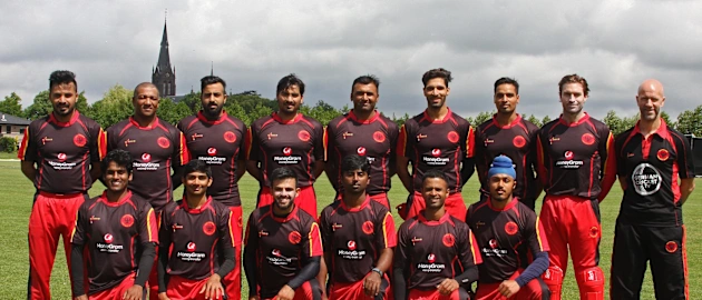 Team Germany at the ICC Europe Division 1 Tournament in Voorburg, The Netherlands