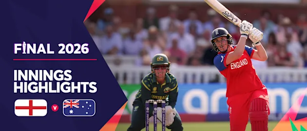 England’s late flourish takes them to a solid total | Innings Highlights | Women's T20WC 2026