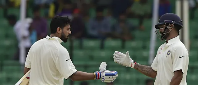 Murali Vijay and Shikhar Dhawan formed a solid opening pair for India