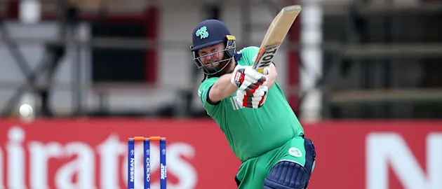 Paul Stirling hit his highest T20I score