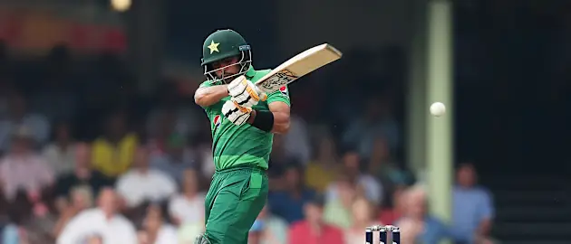 Babar Azam struck a half-century on captaincy debut