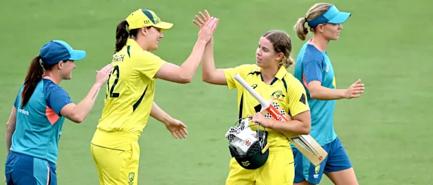 Litchfield celebrates a victory