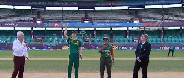 Bangladesh win toss against South Africa | CWC25