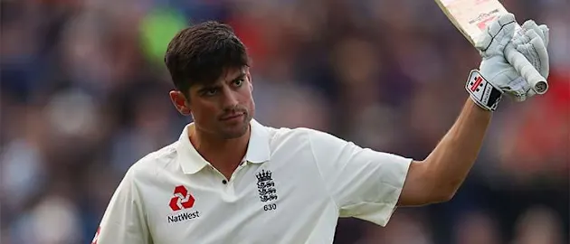 Alastair Cook reached his fourth double-century in 339 balls and his second double-century at Birmingham