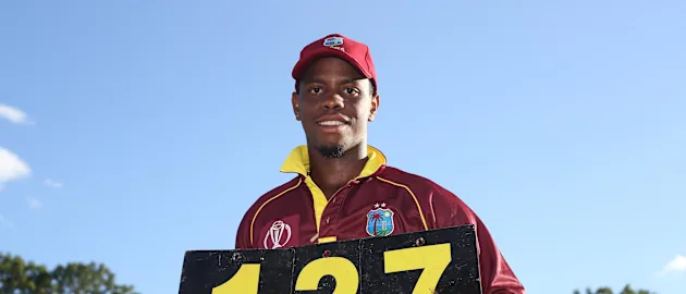 Shimron Hetmyer maiden ODI century
