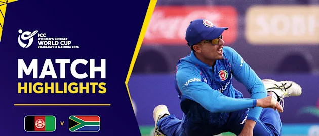 Afghanistan seal a close game against South Africa | Match Highlights | U19 CWC 2026