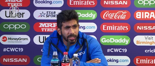 CWC_2019_MATCH40_BANvIND_IND_BUMRAH_MEDIA_CONFERENCE_ICC