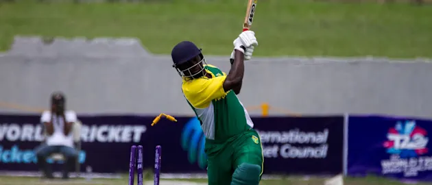Seye Olympio is bowled
